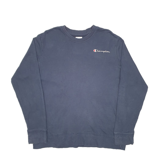 Mens Navy Champion  Crewneck Jumper