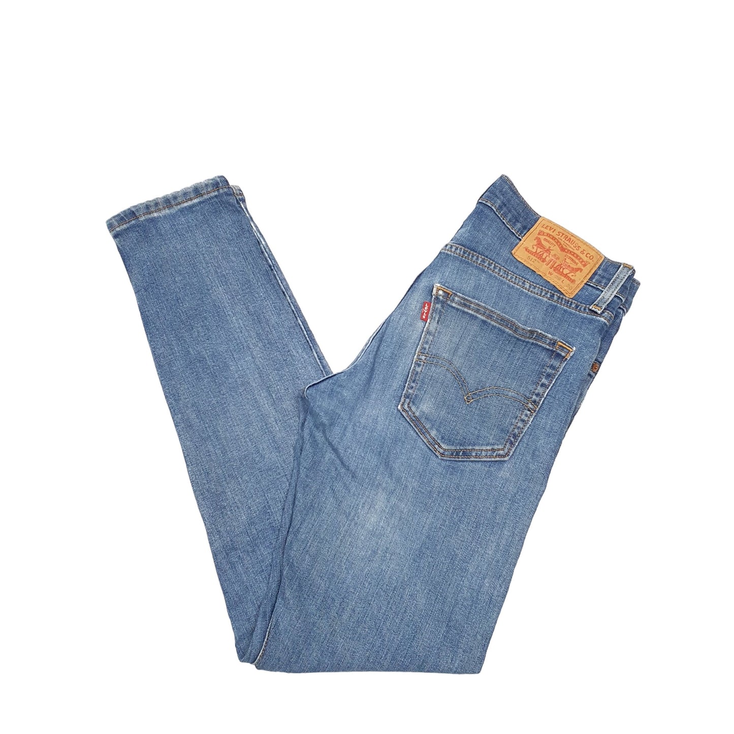 Mens Blue Levis Stretch 512 JeansW30 L30
