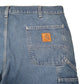 Mens Blue Carhartt  Carpenter Shorts