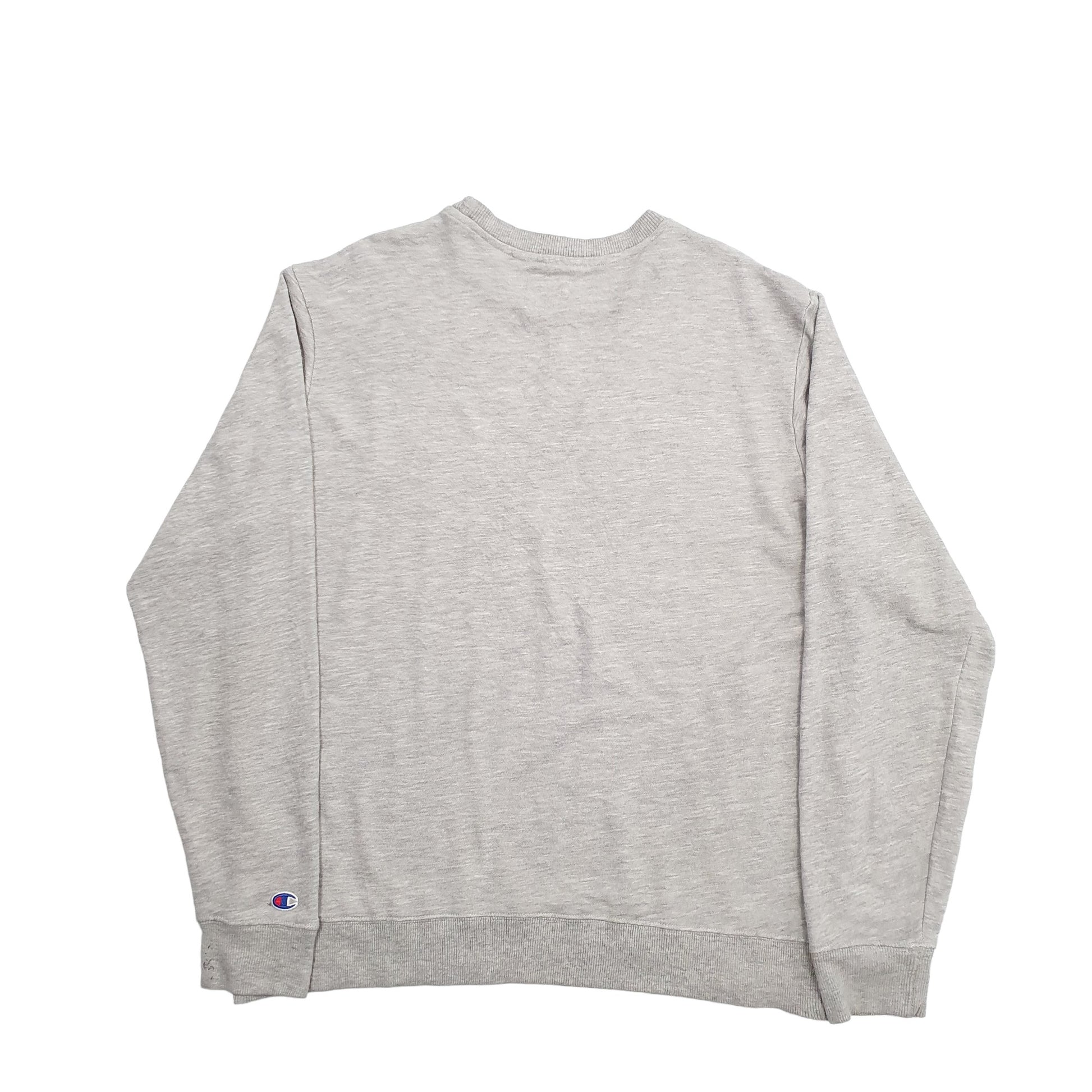 Mens Grey Champion  Crewneck Jumper