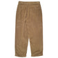 Mens Brown Nautica Double Pleated Rigger Corduroy Trousers