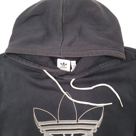 Mens Black Adidas  Hoodie Jumper