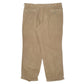 Mens Brown Dockers Double Pleated Corduroy Trousers