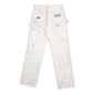 Mens White Dickies  Carpenter Trousers