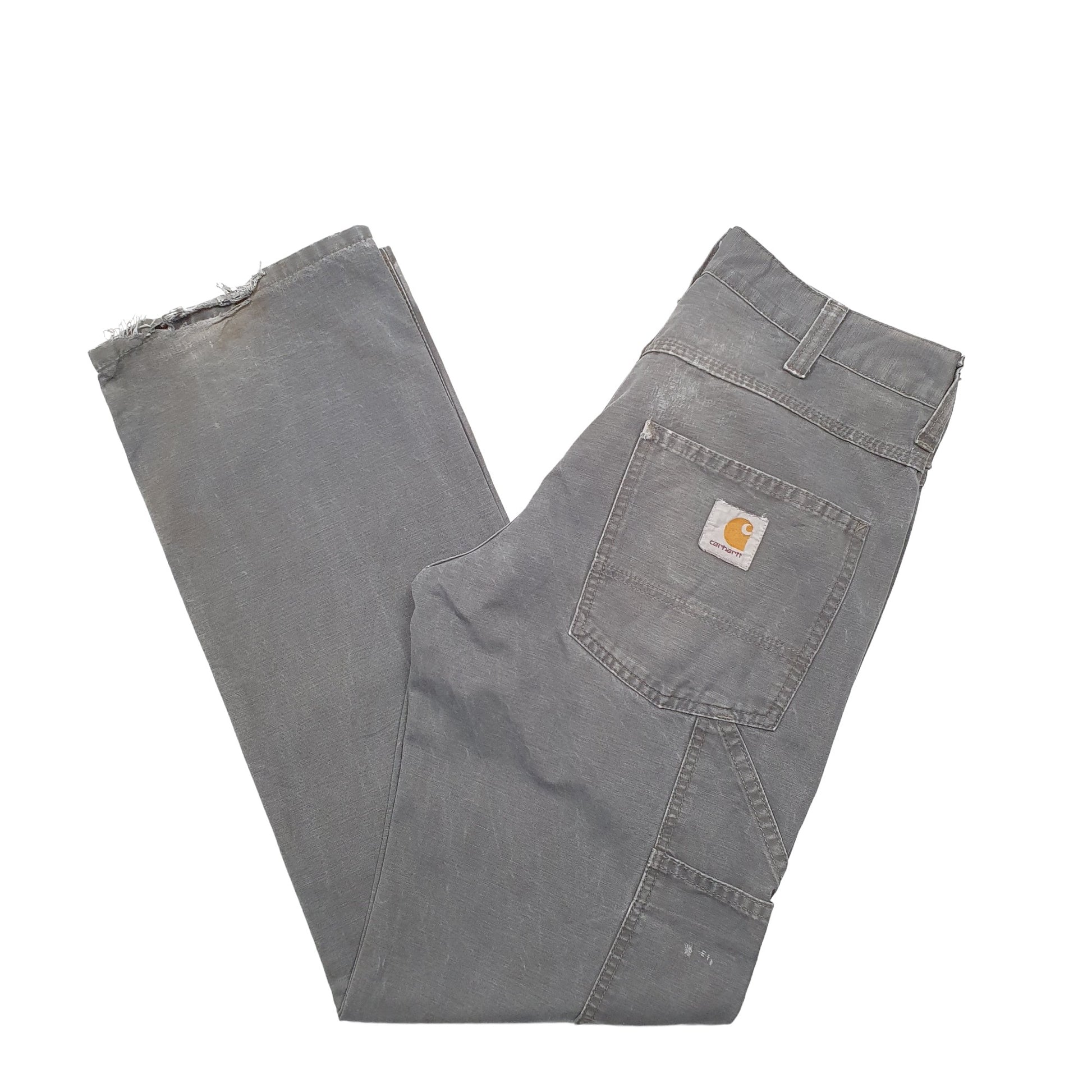 Mens Grey Carhartt Trax Pant Carpenter Trousers