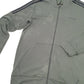 Mens Khaki Adidas Active Running Workout Full Zip Jumper