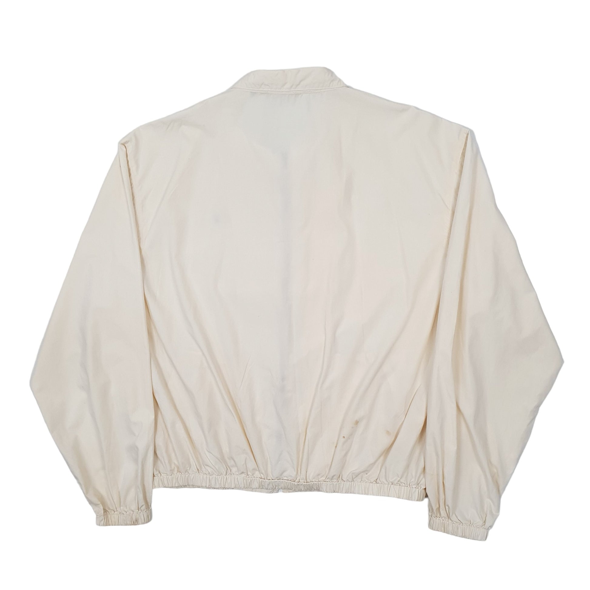 Mens Cream Polo Ralph Lauren Vintage 1980s Made in USA Lightweight  Coat