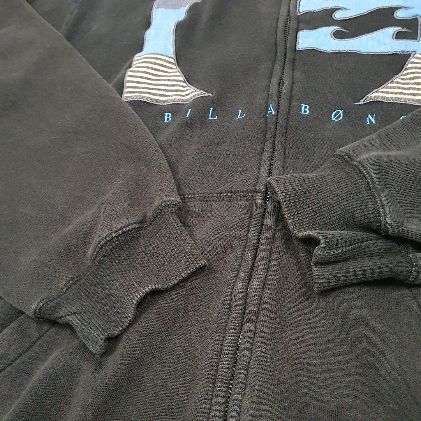 Mens Black Billabong  Full Zip Jumper