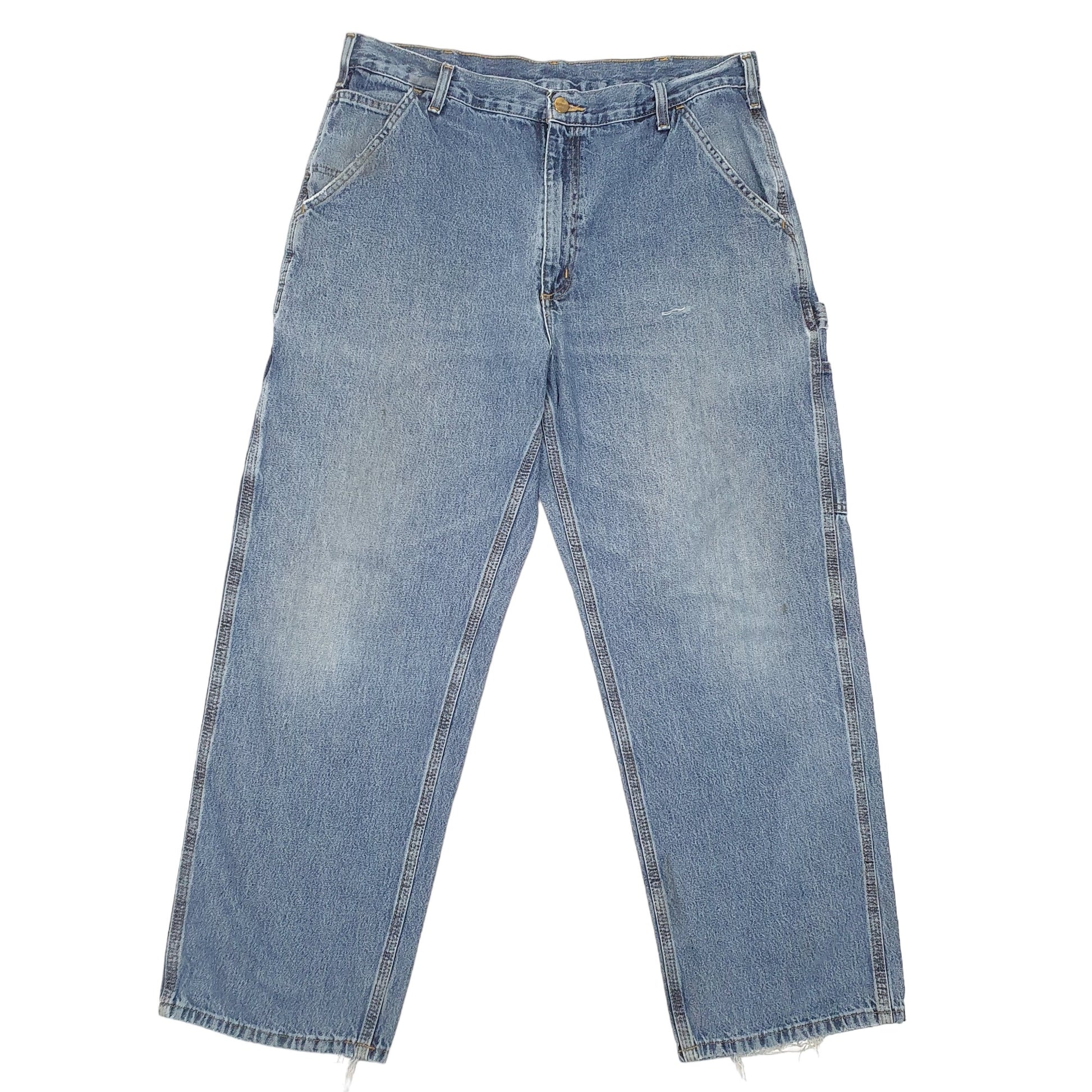Mens Blue Carhartt Carpenter Carpenter JeansW36 L30