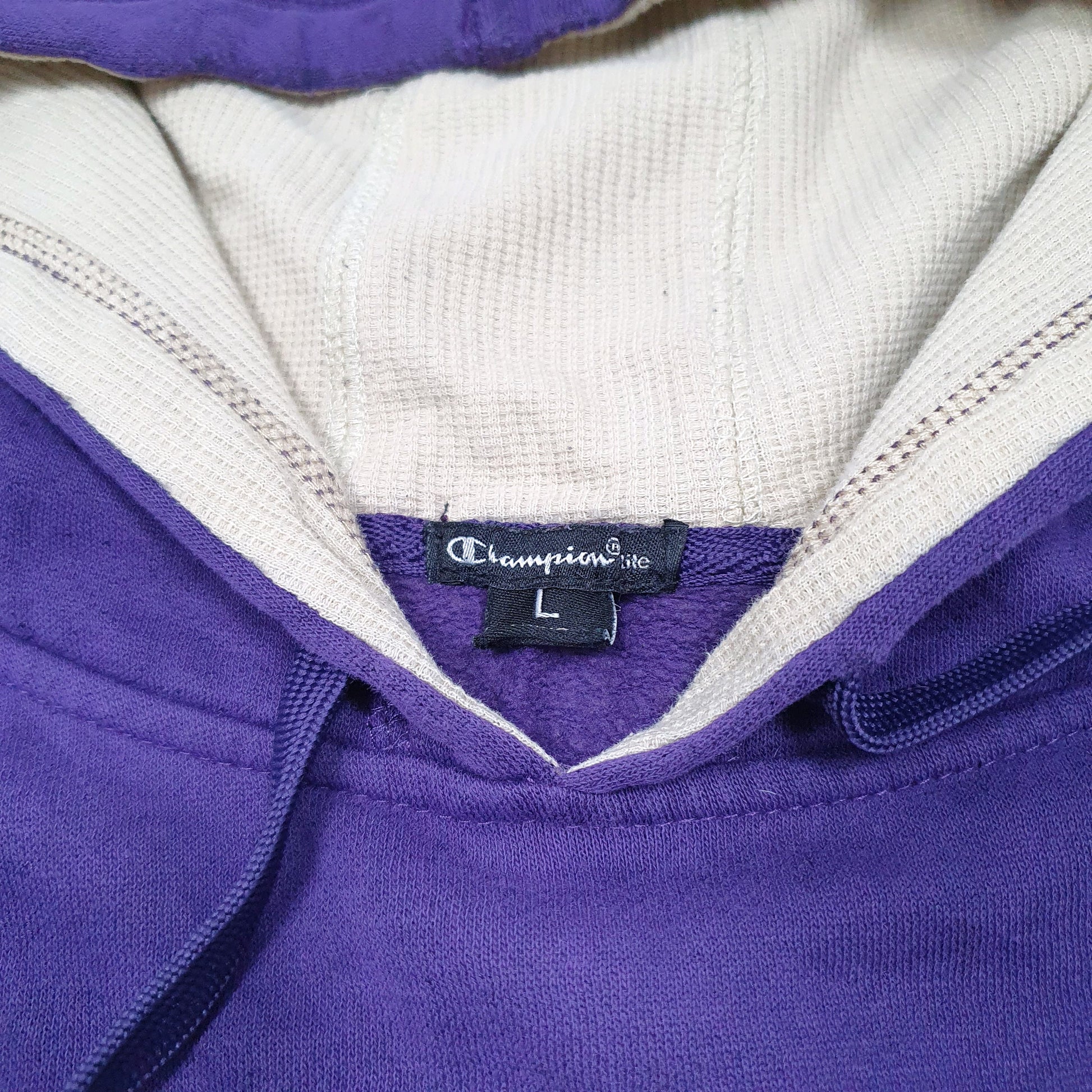 Mens Purple Champion Washington College USA Hoodie Jumper