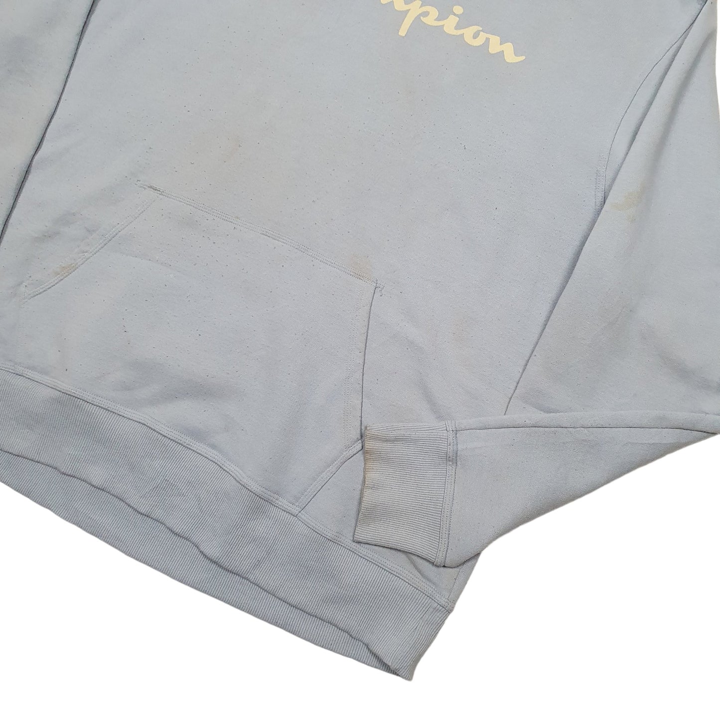 Mens Blue Champion  Hoodie Jumper