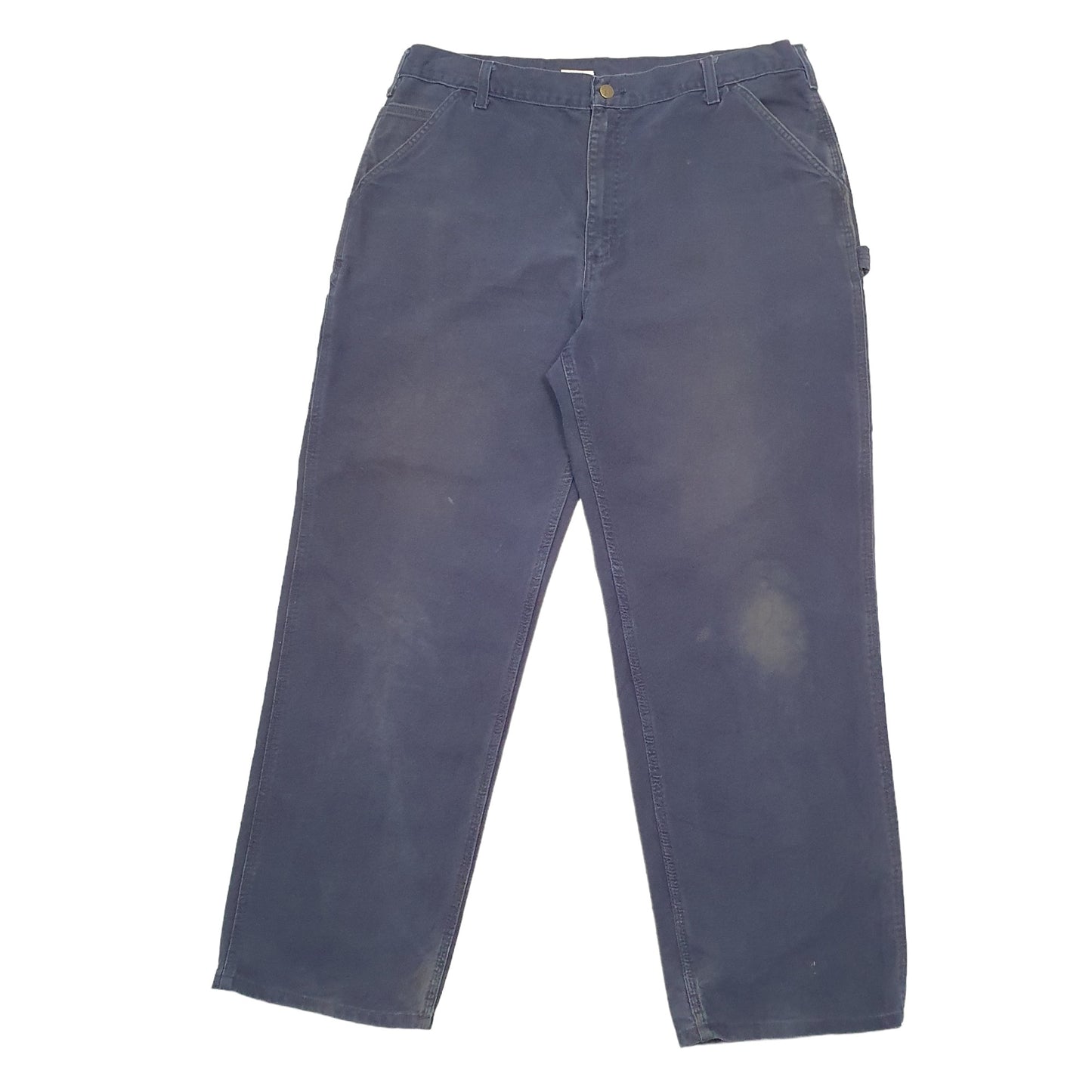 Mens Navy Carhartt B11 Carpenter Trousers