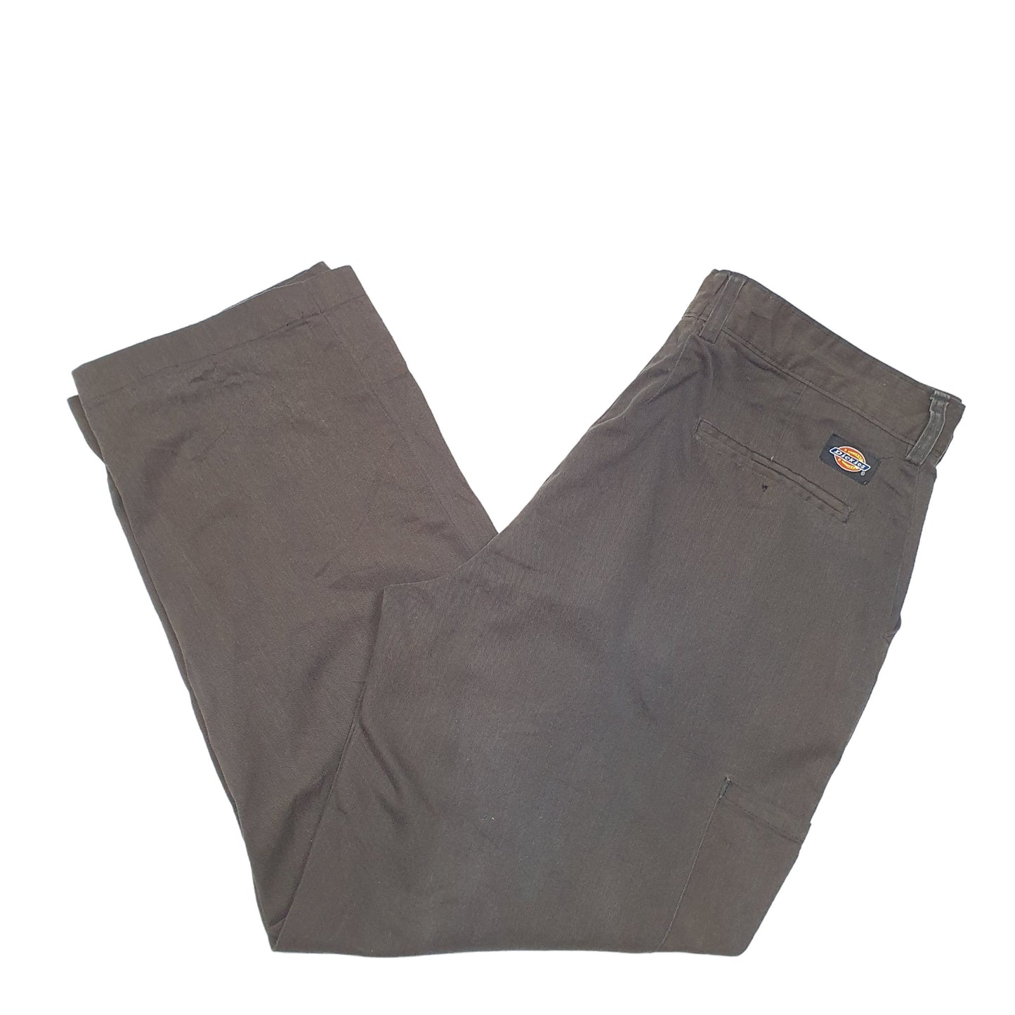 Mens Grey Dickies Redhawk Seam Chino Trousers