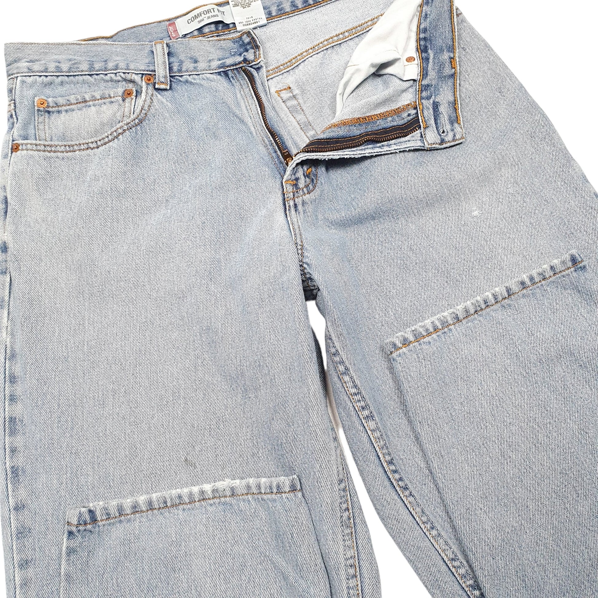 Mens Blue Levis Comfort Fit 560 JeansW34 L32