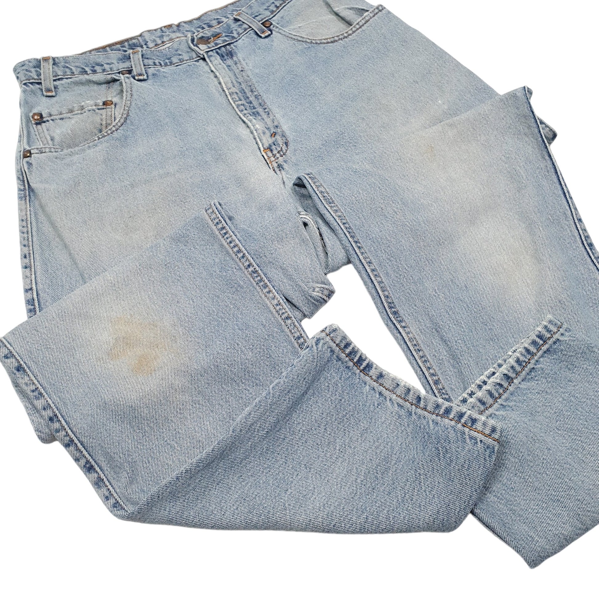 Mens Blue Levis Vintage 90s Bronze Tab Casual JeansW34 L32