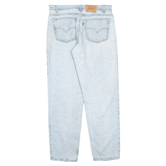 Mens Blue Levis Vintage Tapered Made In USA 550 JeansW38 L32