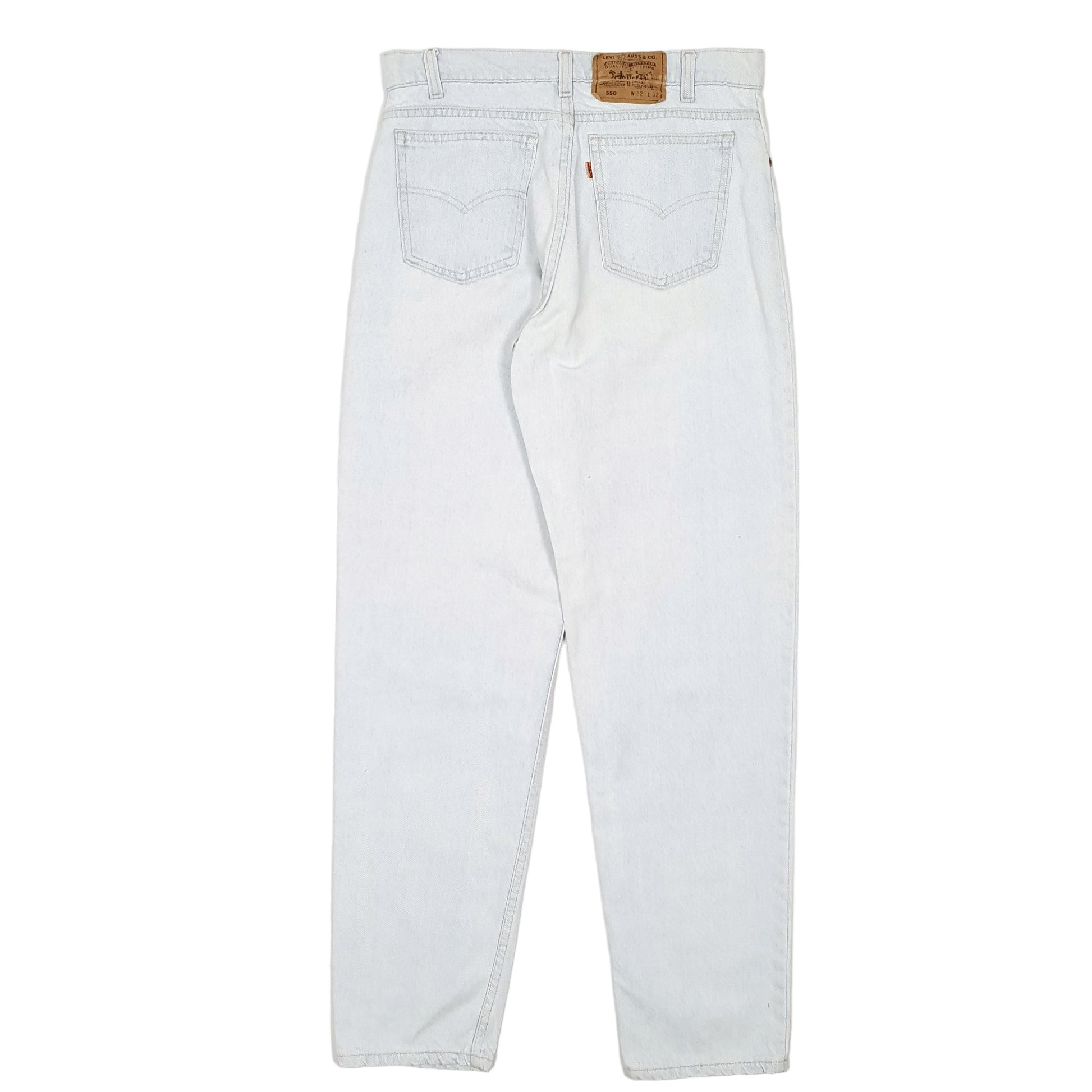 Mens Blue Levis Vintage Orange Tab Made In U.S.A 550 JeansW32 L32