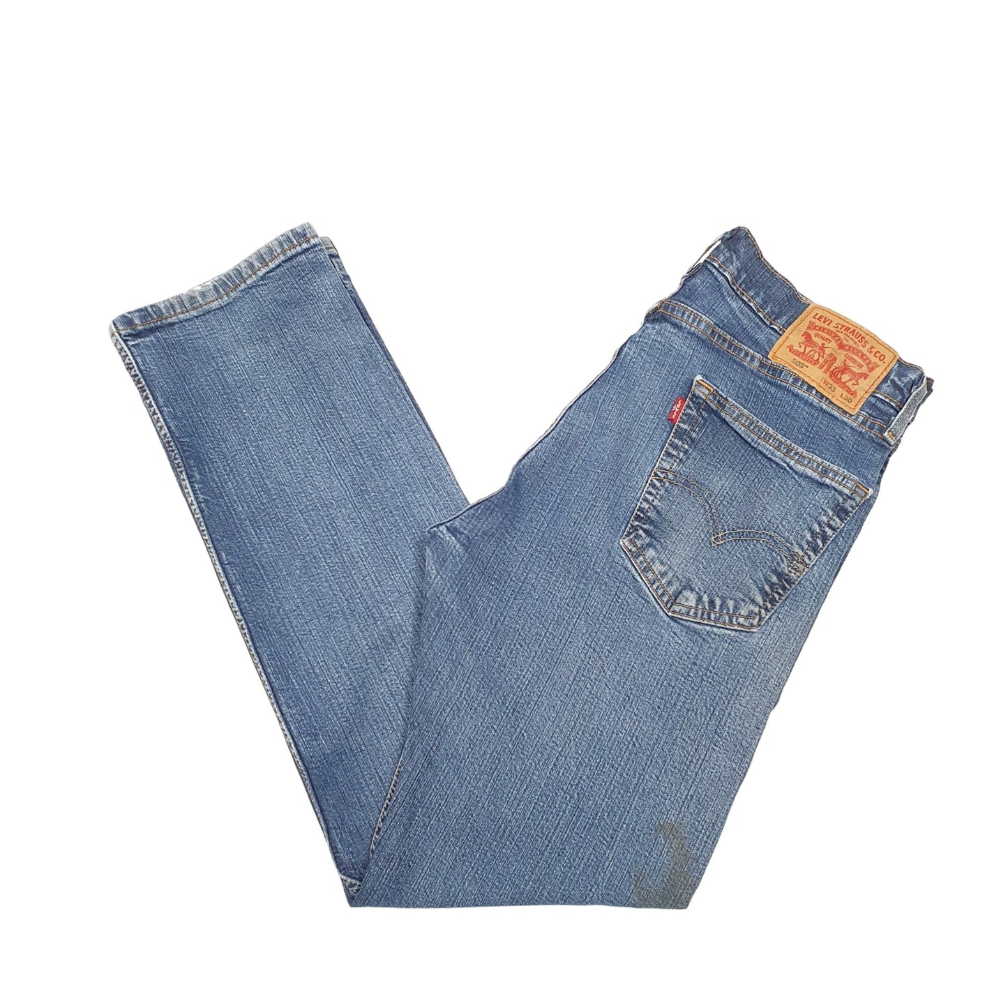 Mens Blue Levis Stretch 505 JeansW33 L30