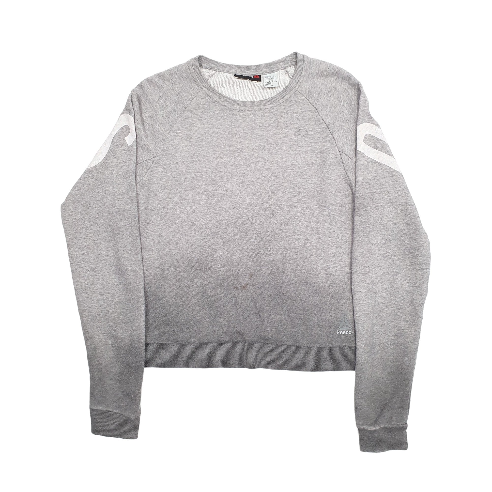 Reebok Don t Stress Crewneck Cotton Sweatshirt Jumper S