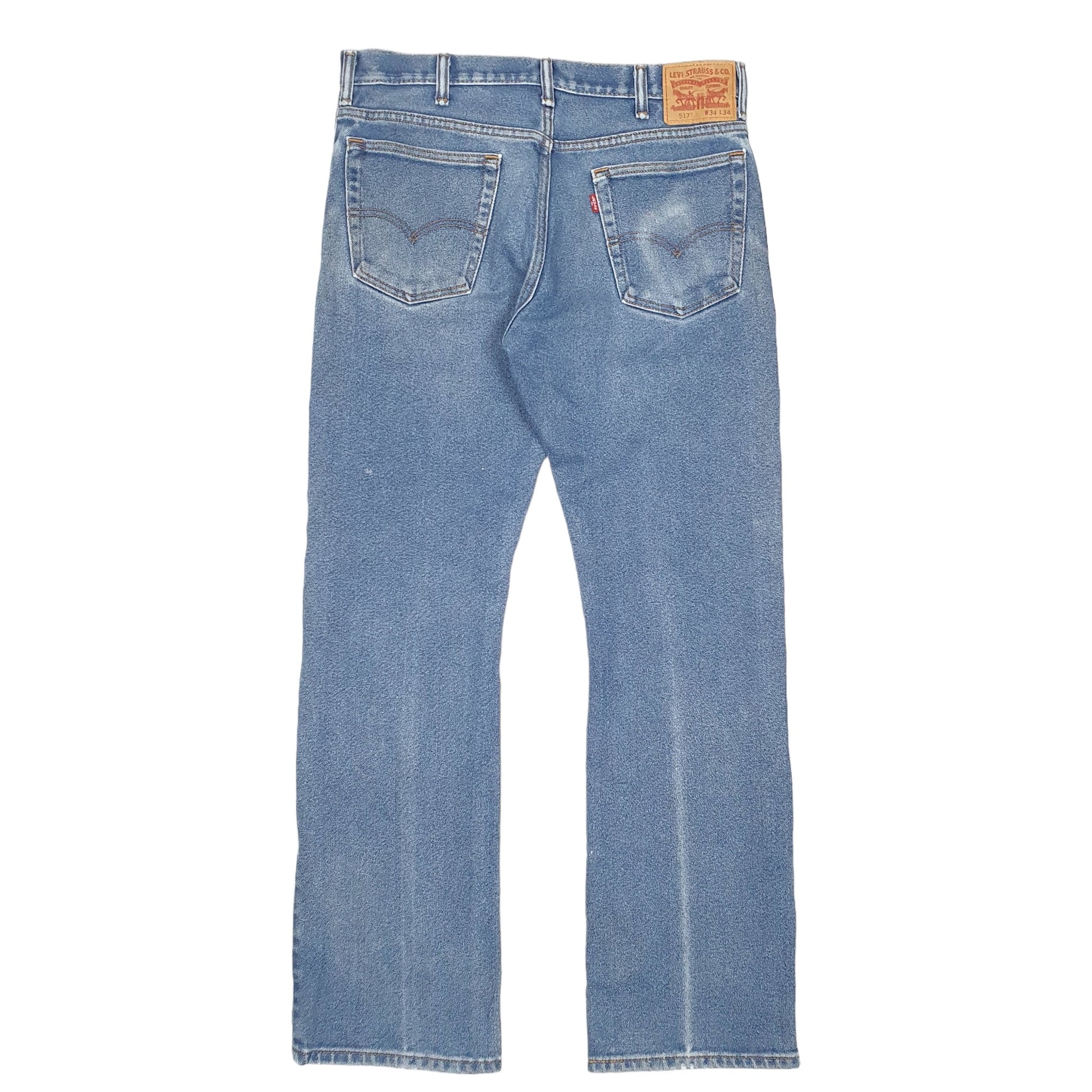 Mens Blue Levis  517 JeansW34 L34
