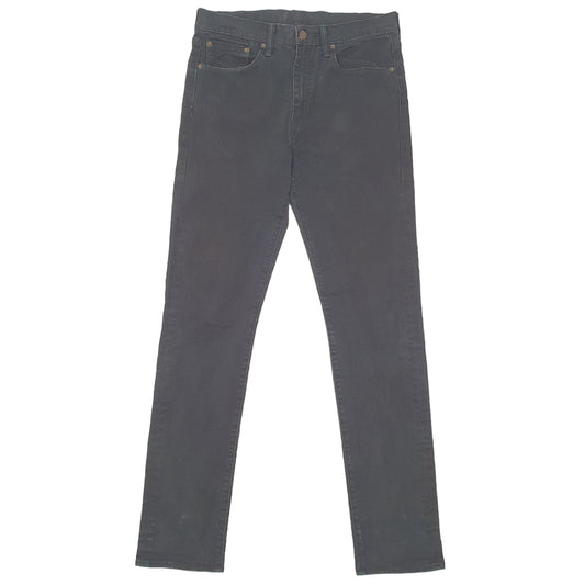 Mens Black Levis Straight 522 JeansW31 L34