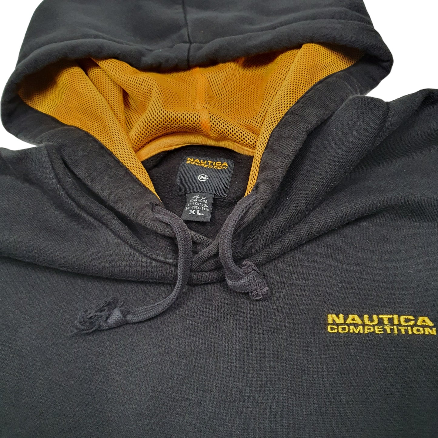 Mens Black Nautica Competition Hoodie Jumper