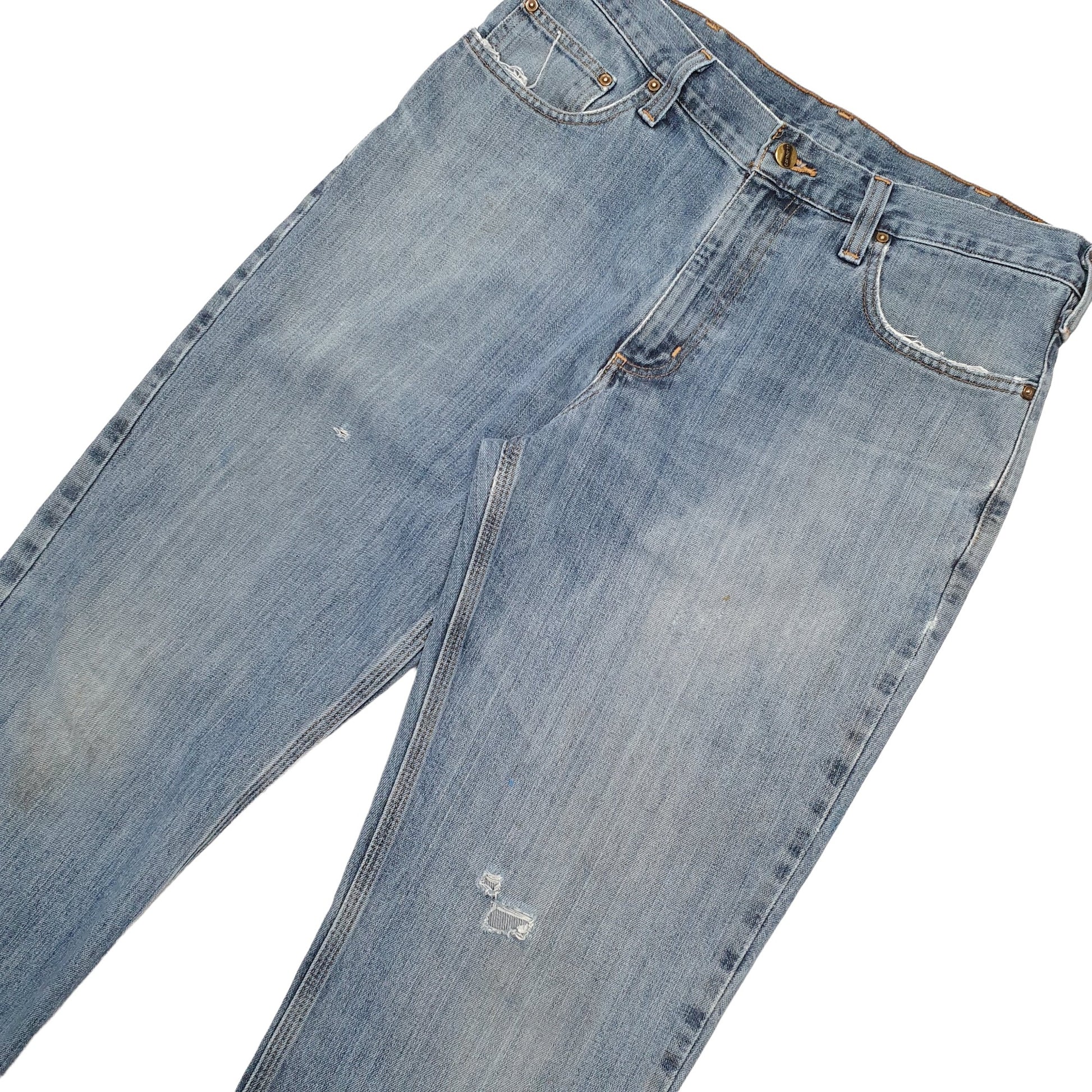 Mens Blue Carhartt Carpenter Carpenter JeansW34 L32