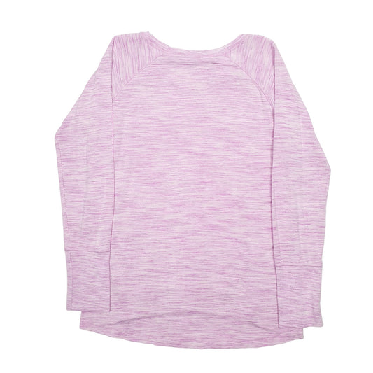 Womens Pink Champion  Long Sleeve T Shirt