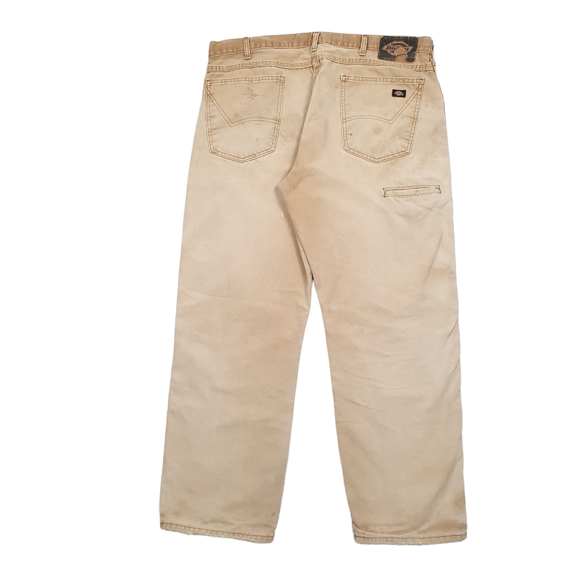 Mens Tan Dickies Double Knee Carpenter Trousers