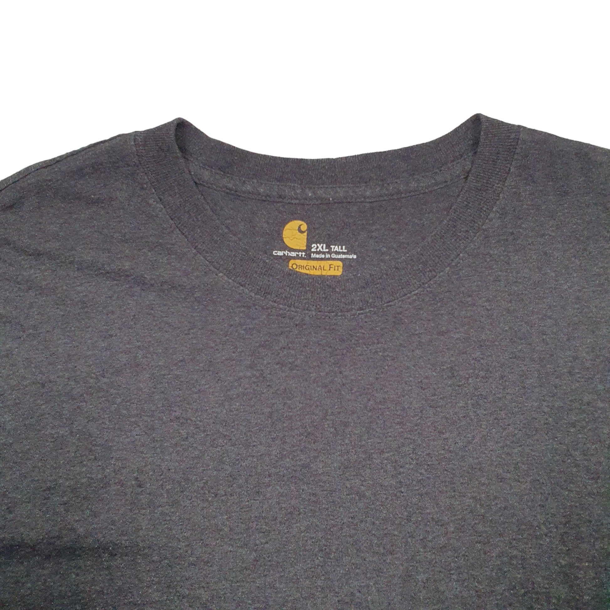 Mens Grey Carhartt  Long Sleeve T Shirt