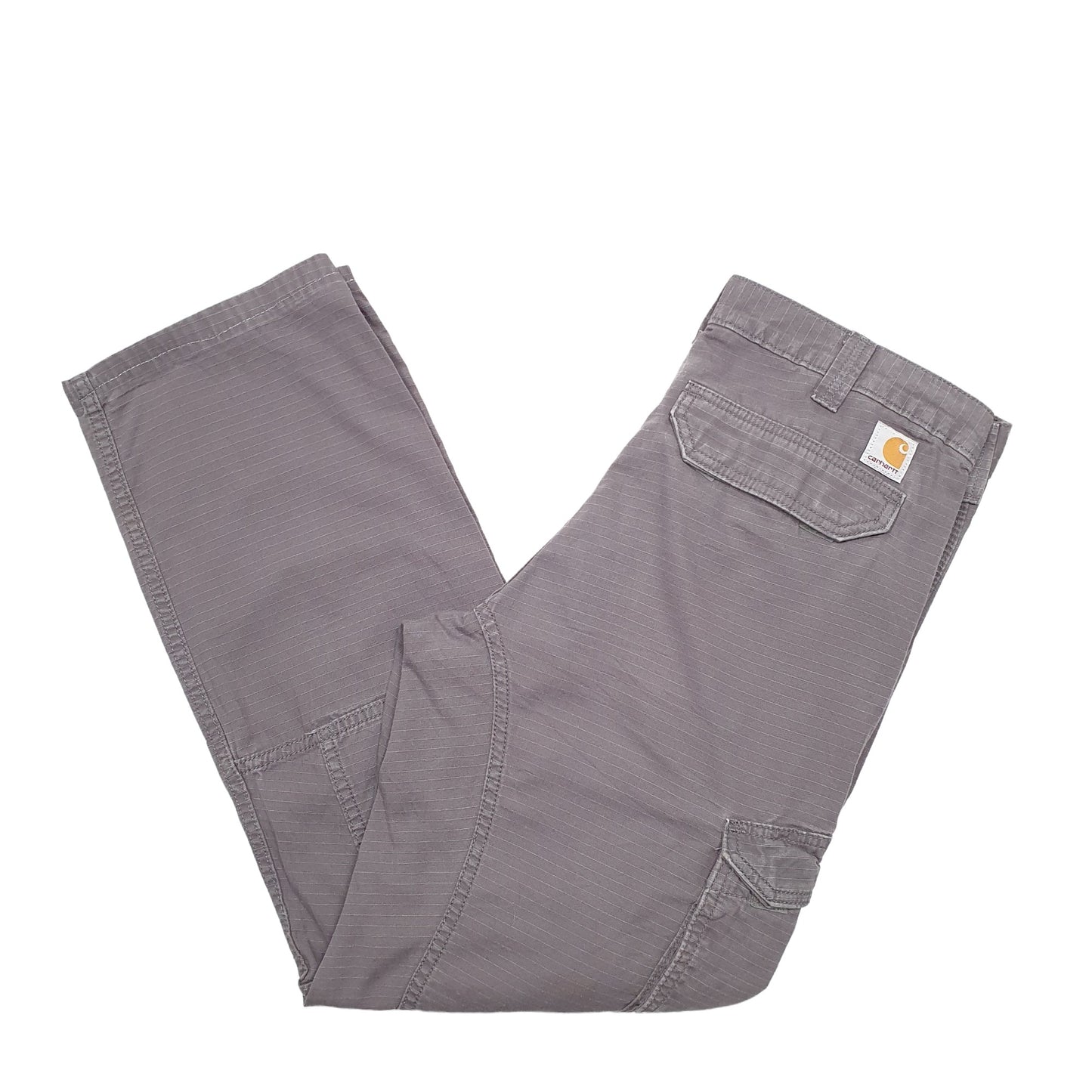 Mens Grey Carhartt Ripstop Cargo Trousers