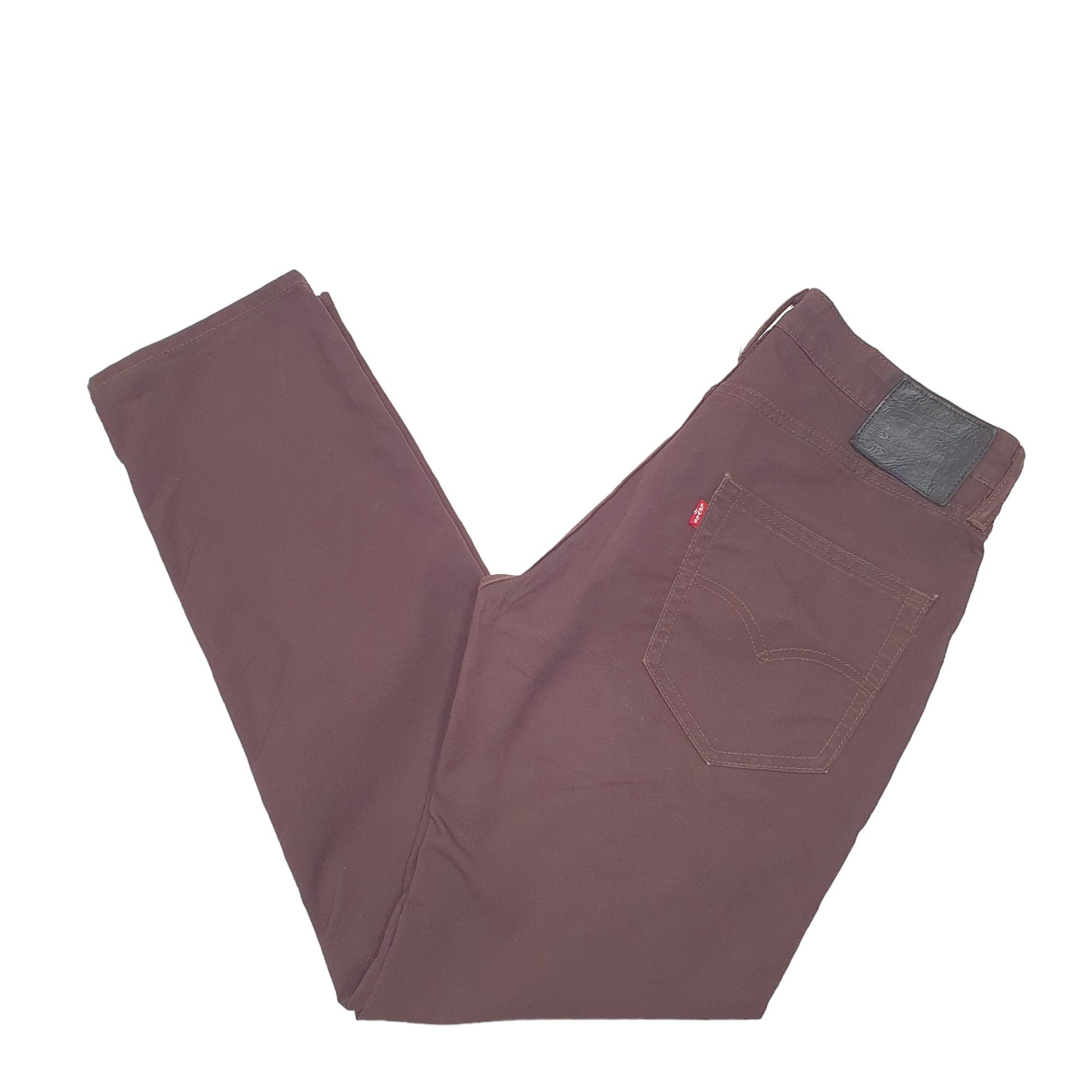 Mens Brown Levis 511 Chino Trousers