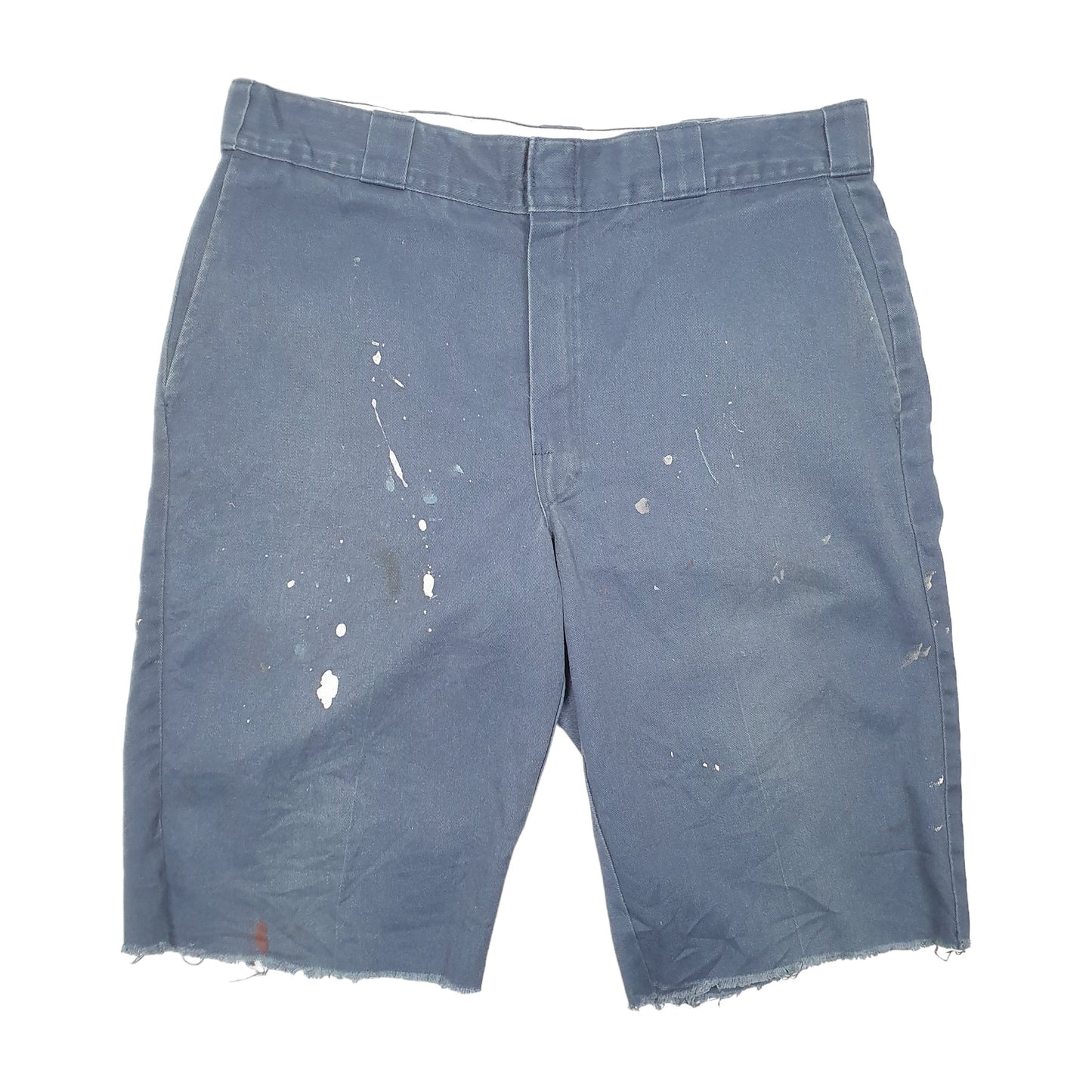 Mens Navy Dickies 874 Cut Offs Work Chino Shorts