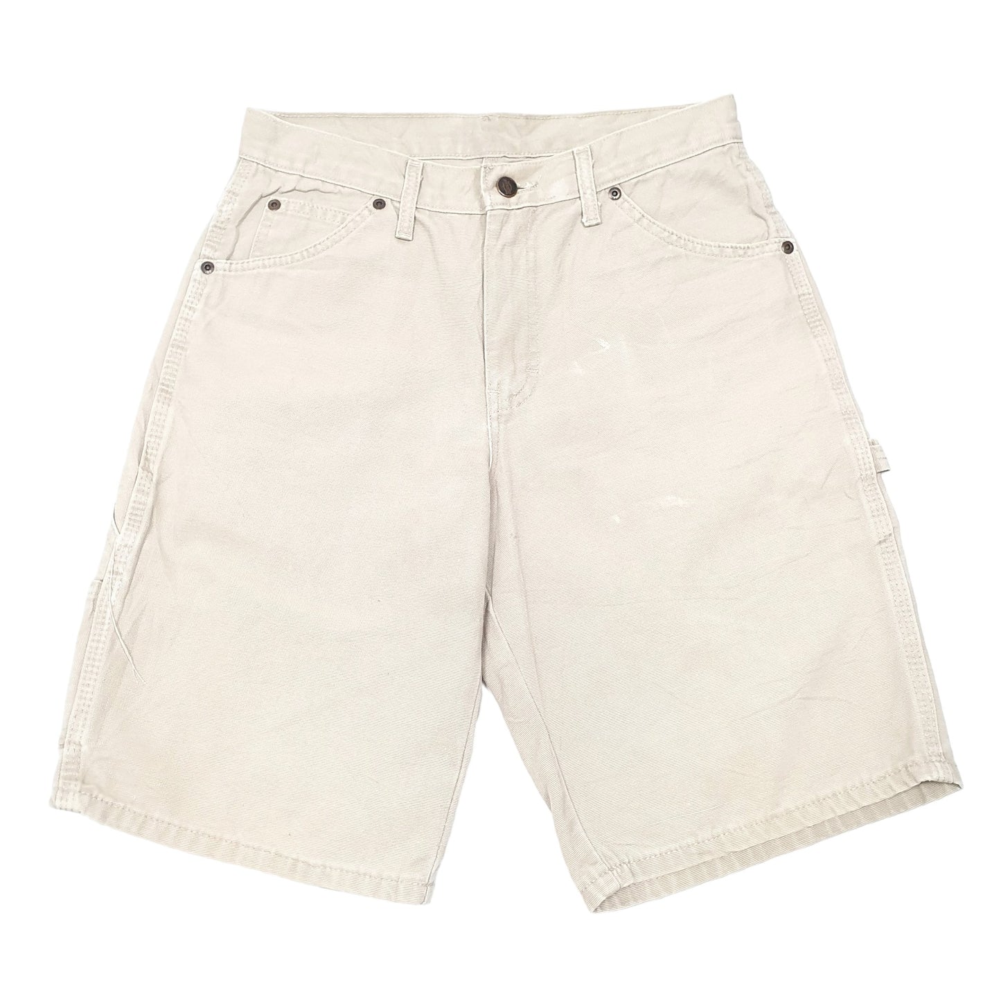 Mens Cream Dickies Relaxed Carpenter Shorts