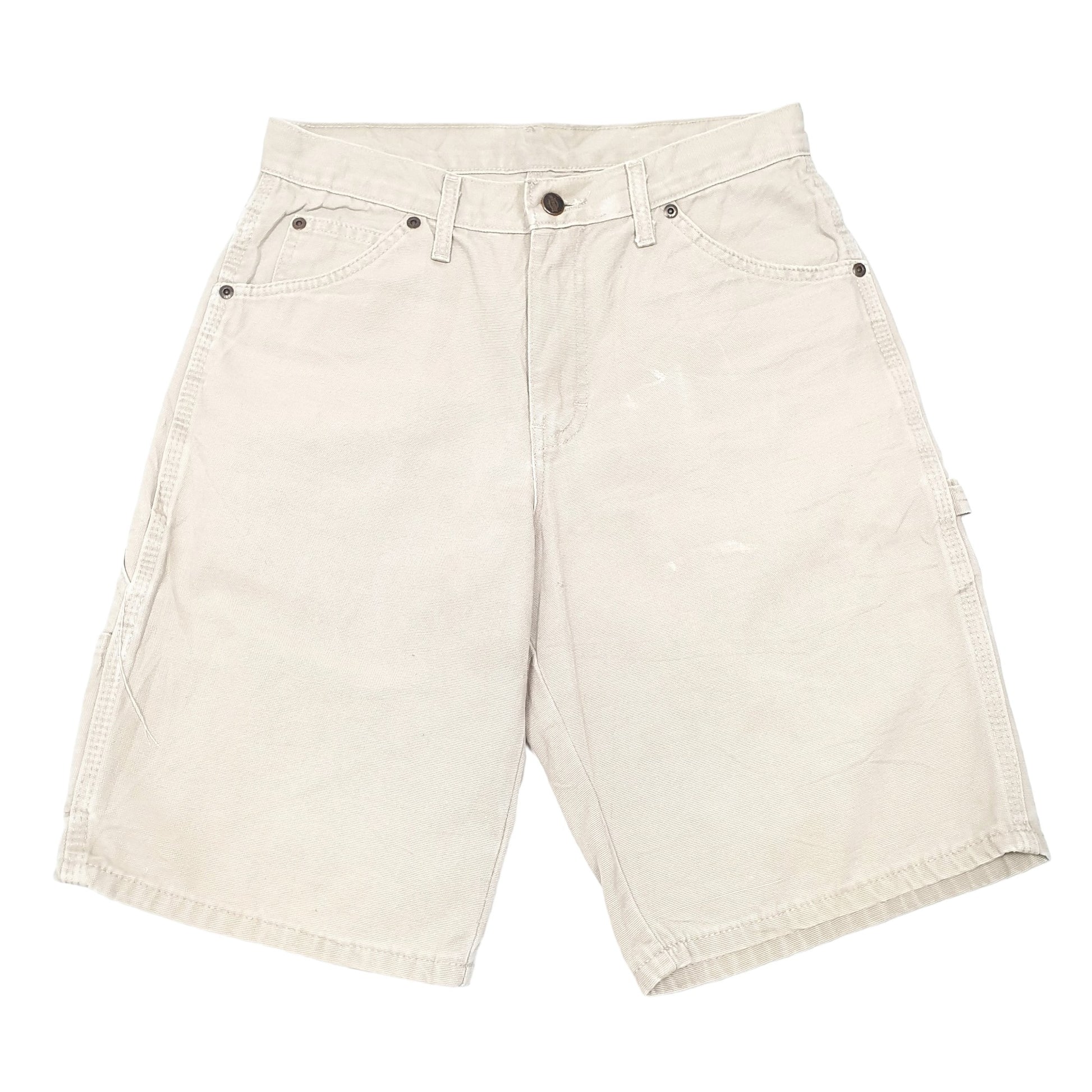 Mens Cream Dickies Relaxed Carpenter Shorts