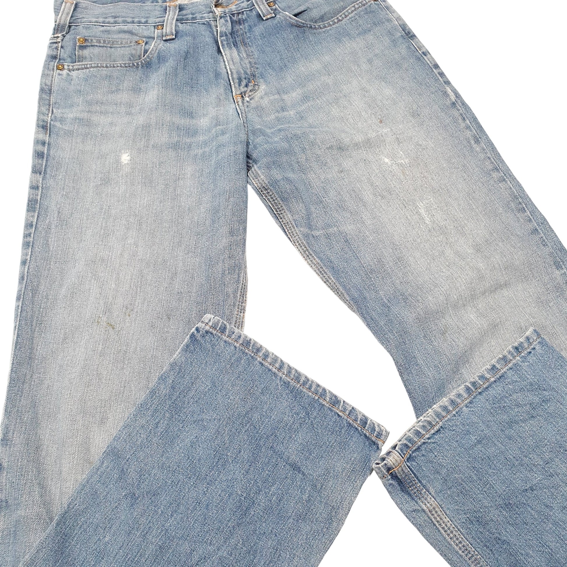 Mens Blue Carhartt Relaxed Casual JeansW32 L34