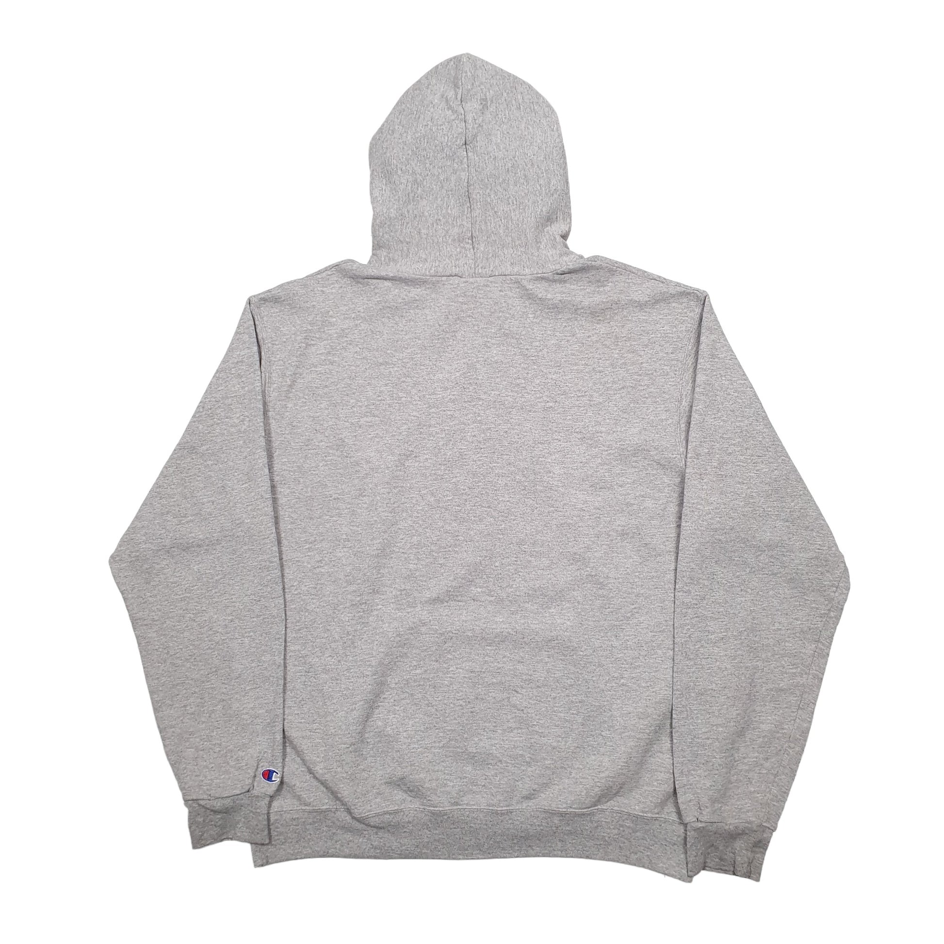 Mens Grey Champion USA College La Salle Hoodie Jumper