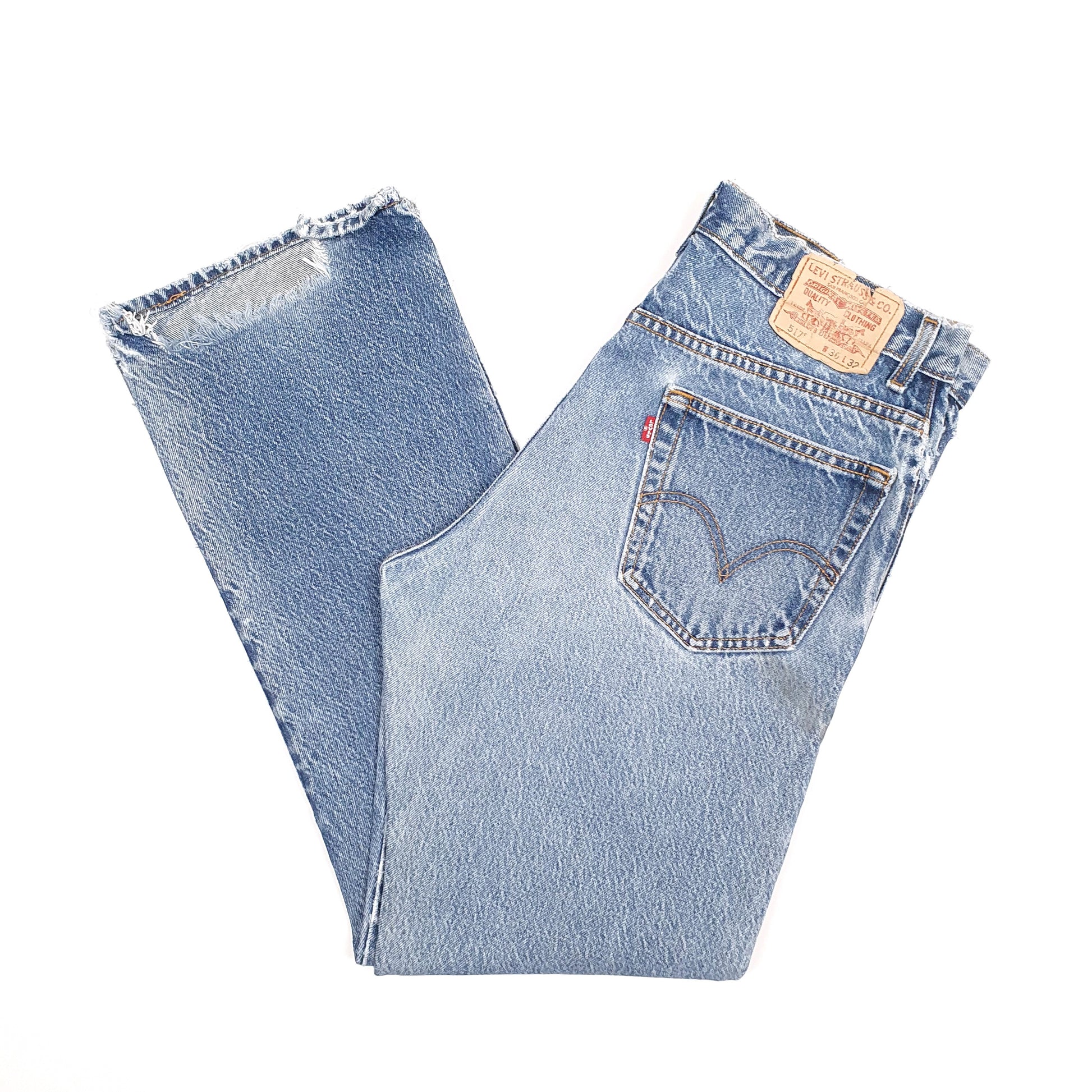 Mens Blue Levis Vintage 2000s Y2K 517 JeansW36 L32