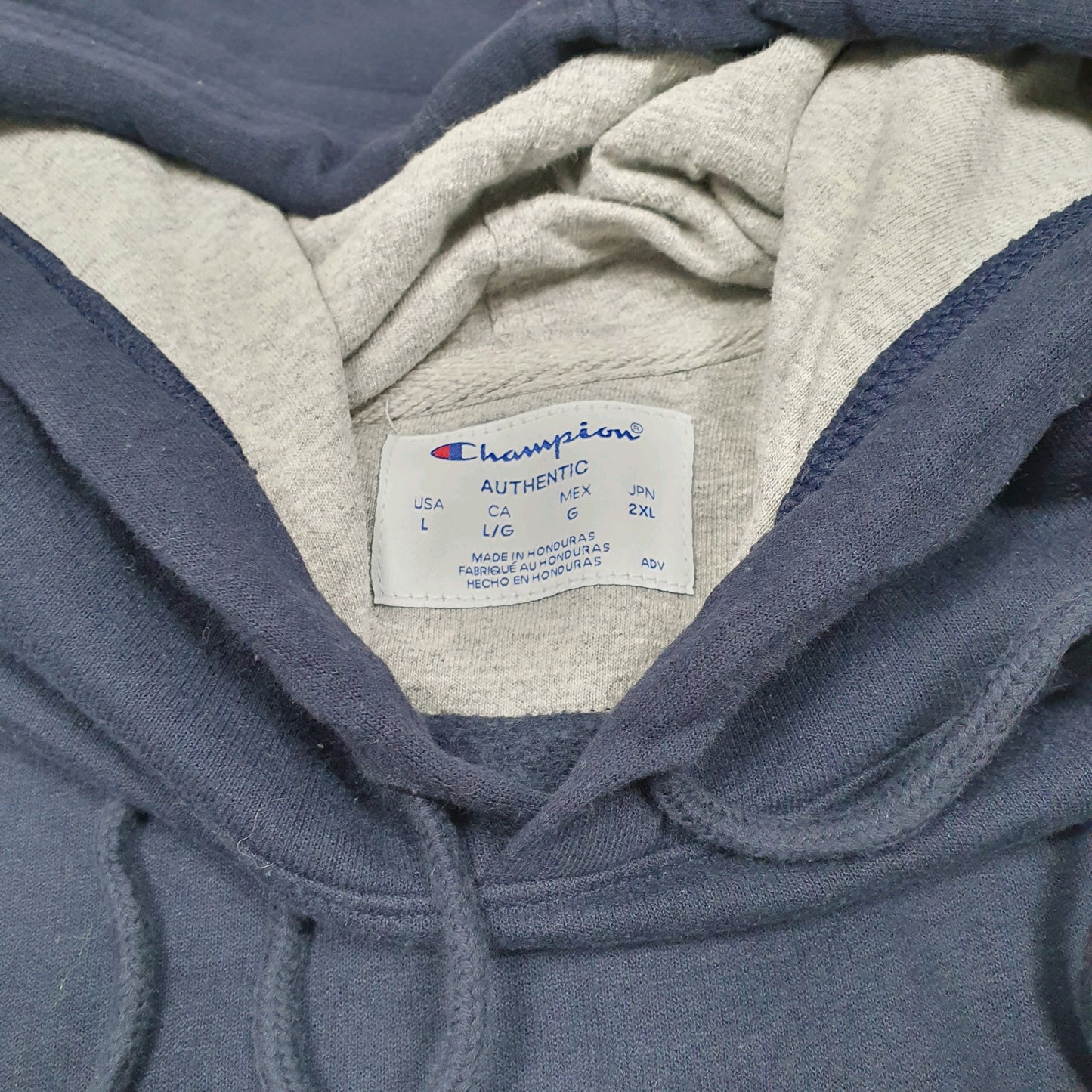 Mens Navy Champion  Hoodie Jumper