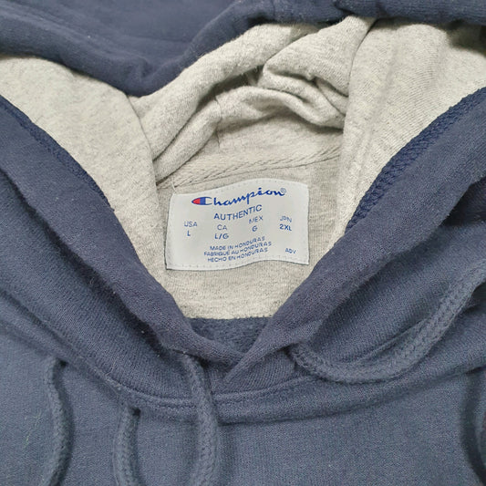 Mens Navy Champion  Hoodie Jumper