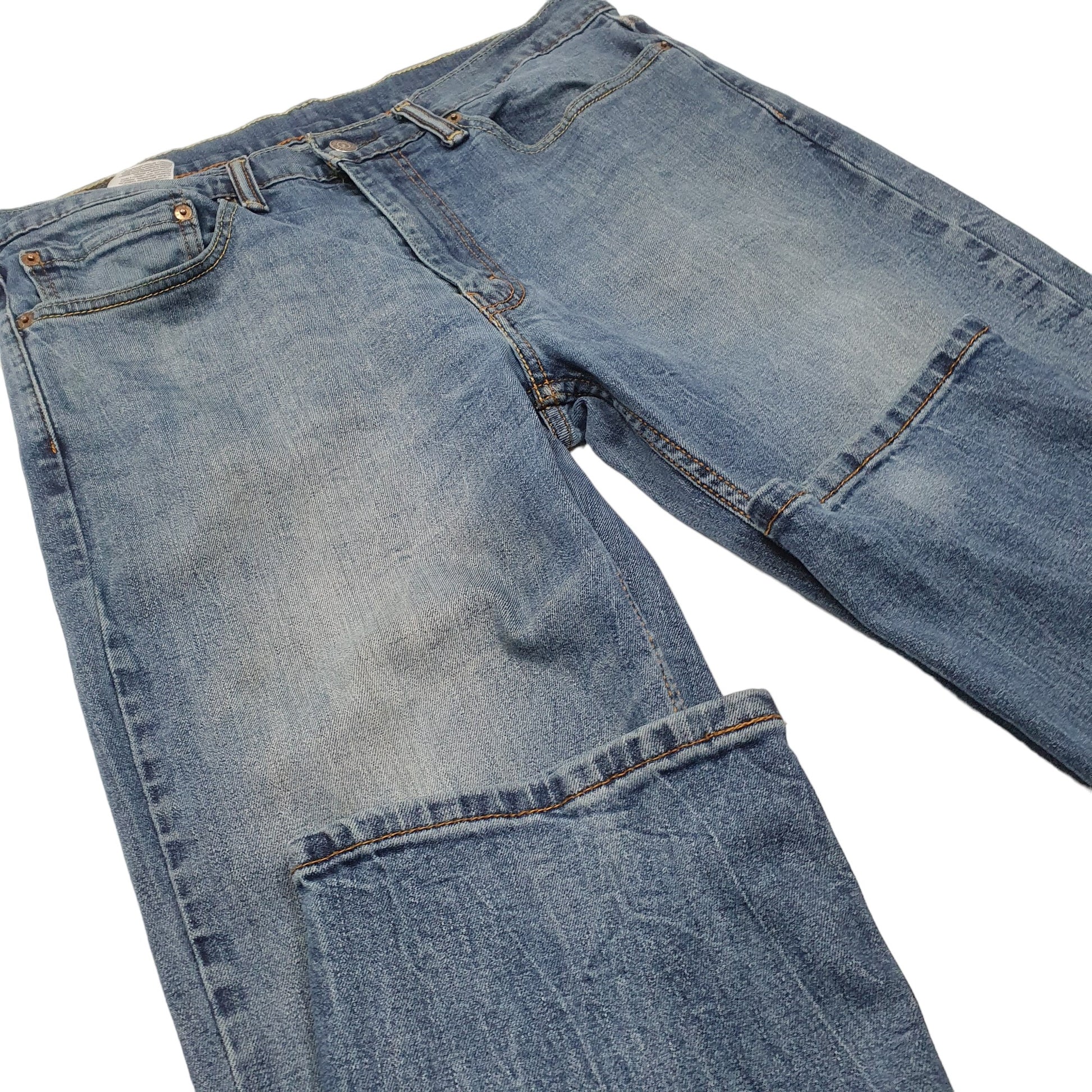 Mens Blue Levis Stretch 514 JeansW34 L32