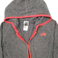 Womens Grey The North Face Baselayer Lightweight Hoodie Full Zip Jumper