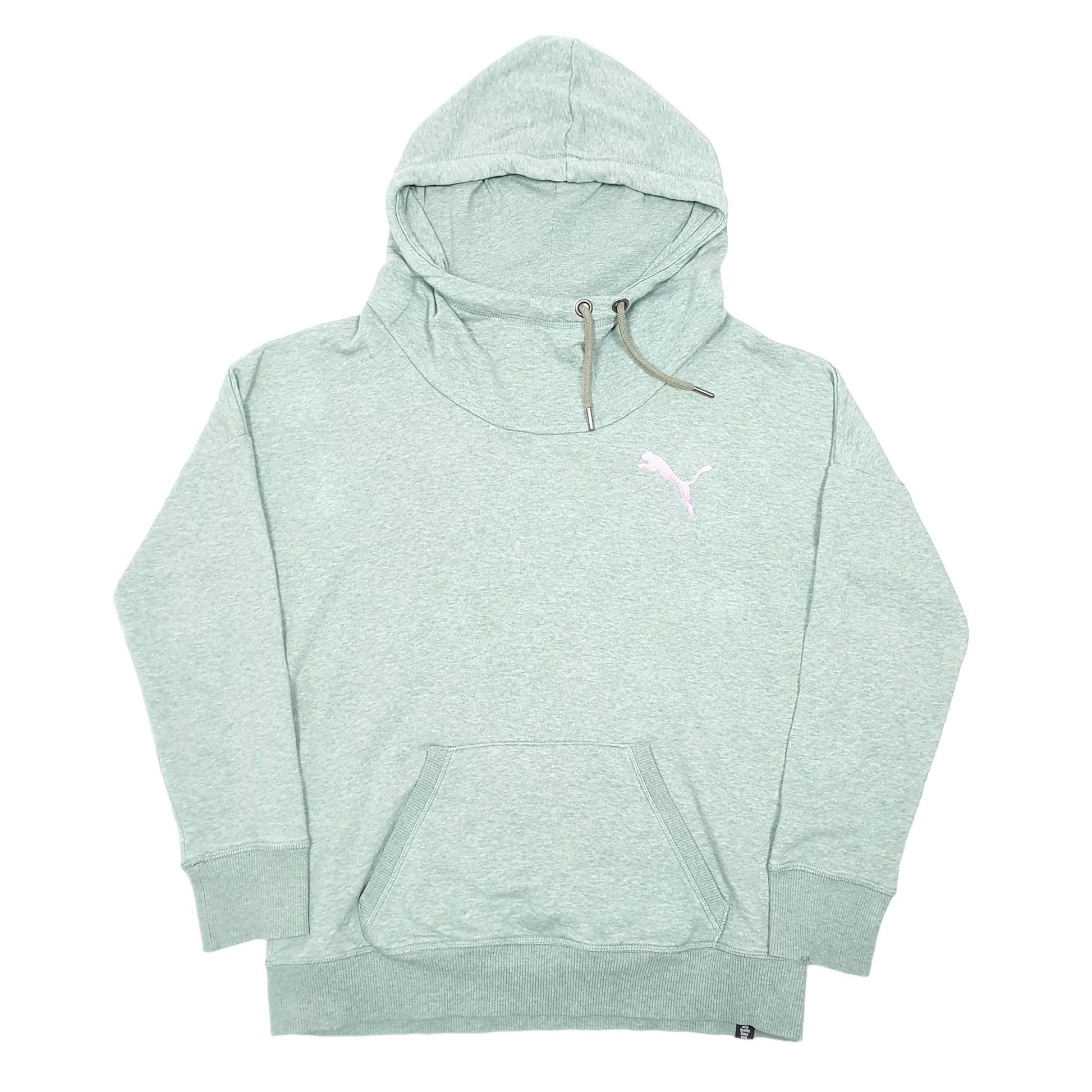 Womens Green Puma  Hoodie Jumper