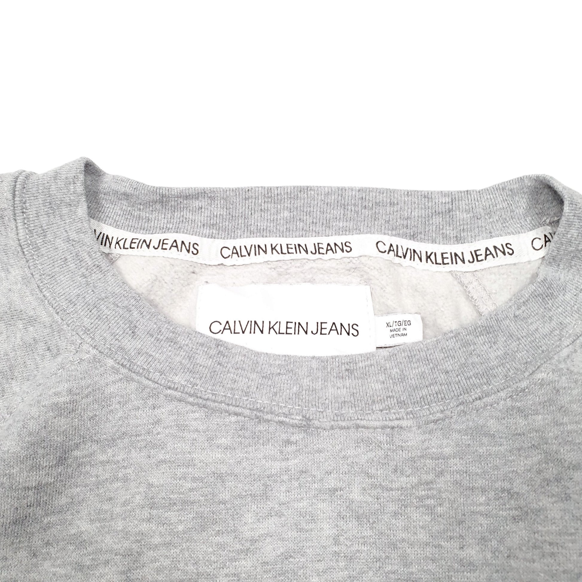 Womens Grey Calvin Klein  Crewneck Jumper