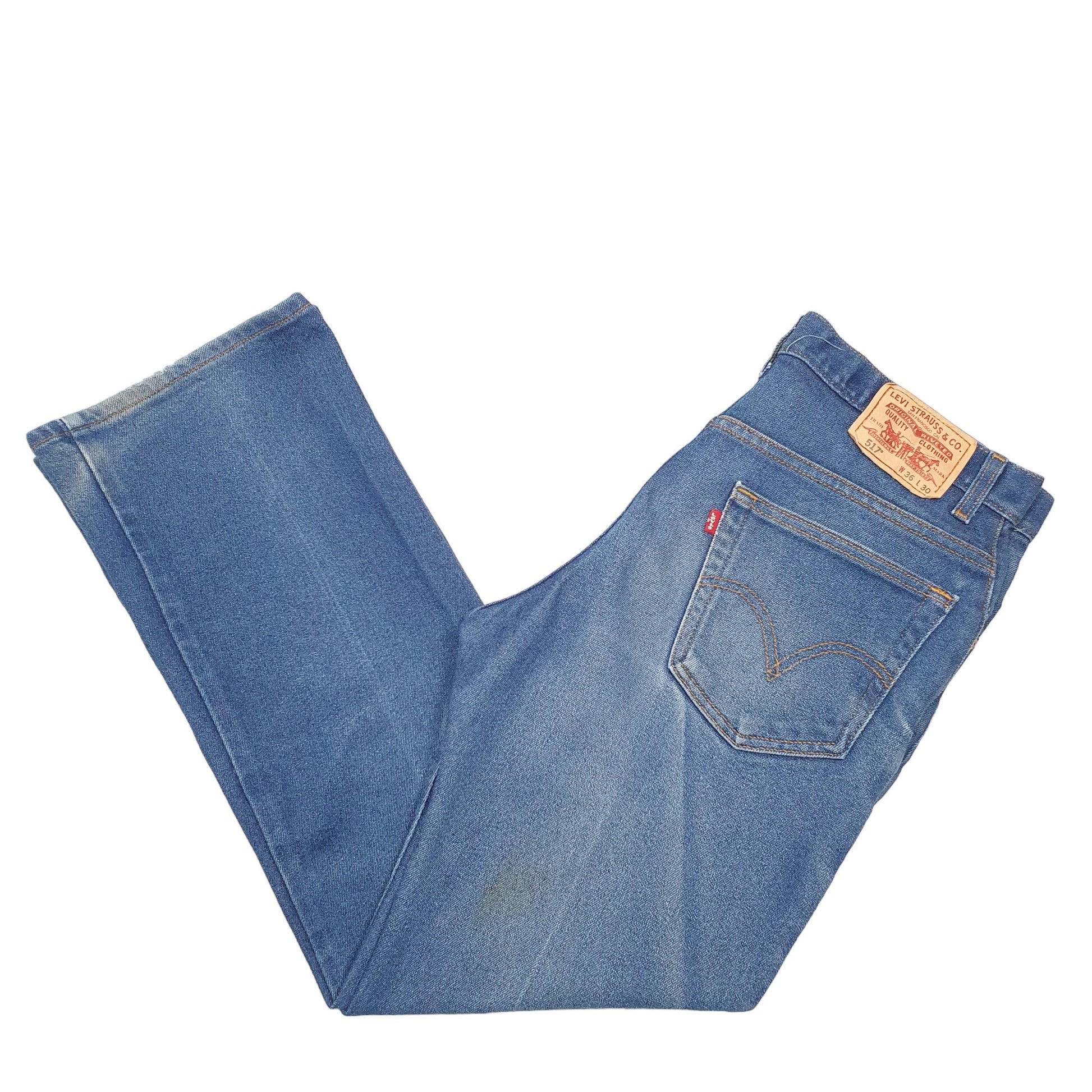 Mens Blue Levis  517 JeansW36 L30
