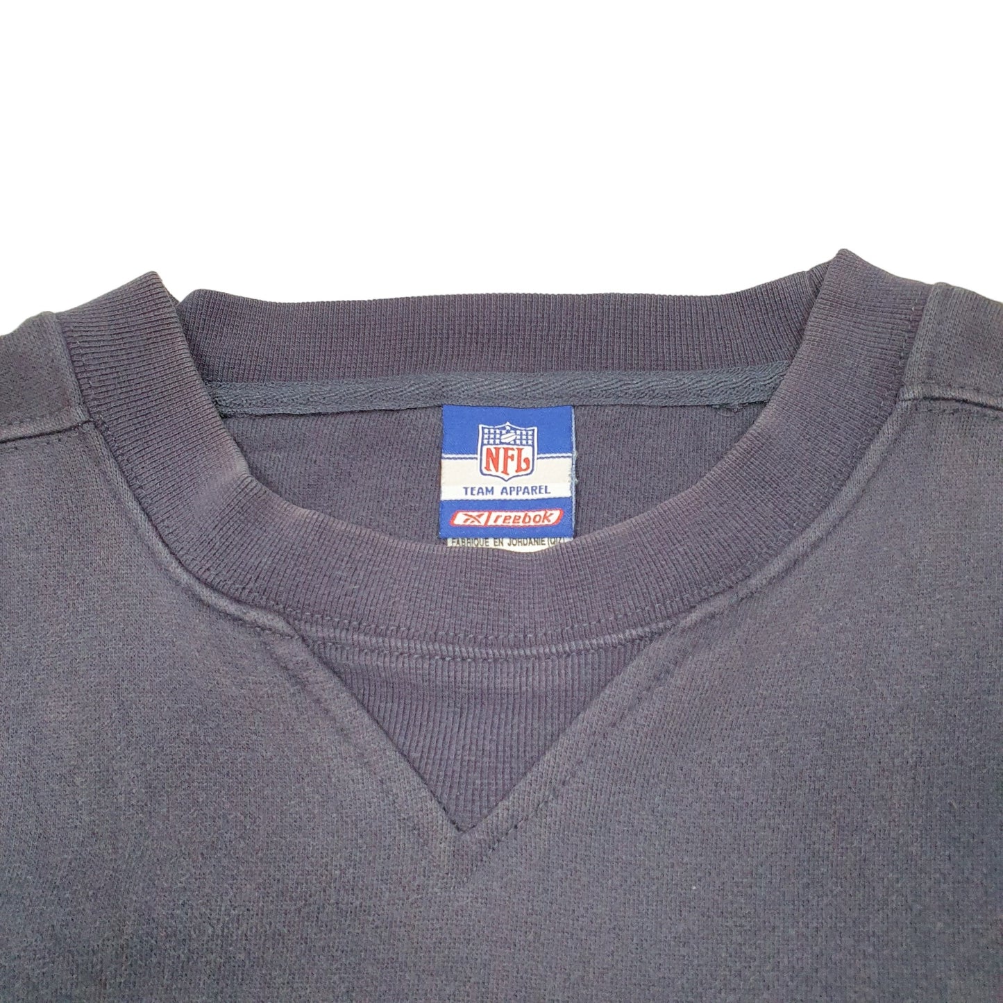 Mens Navy Reebok Seattle Seahawks Football NFL Crewneck Jumper