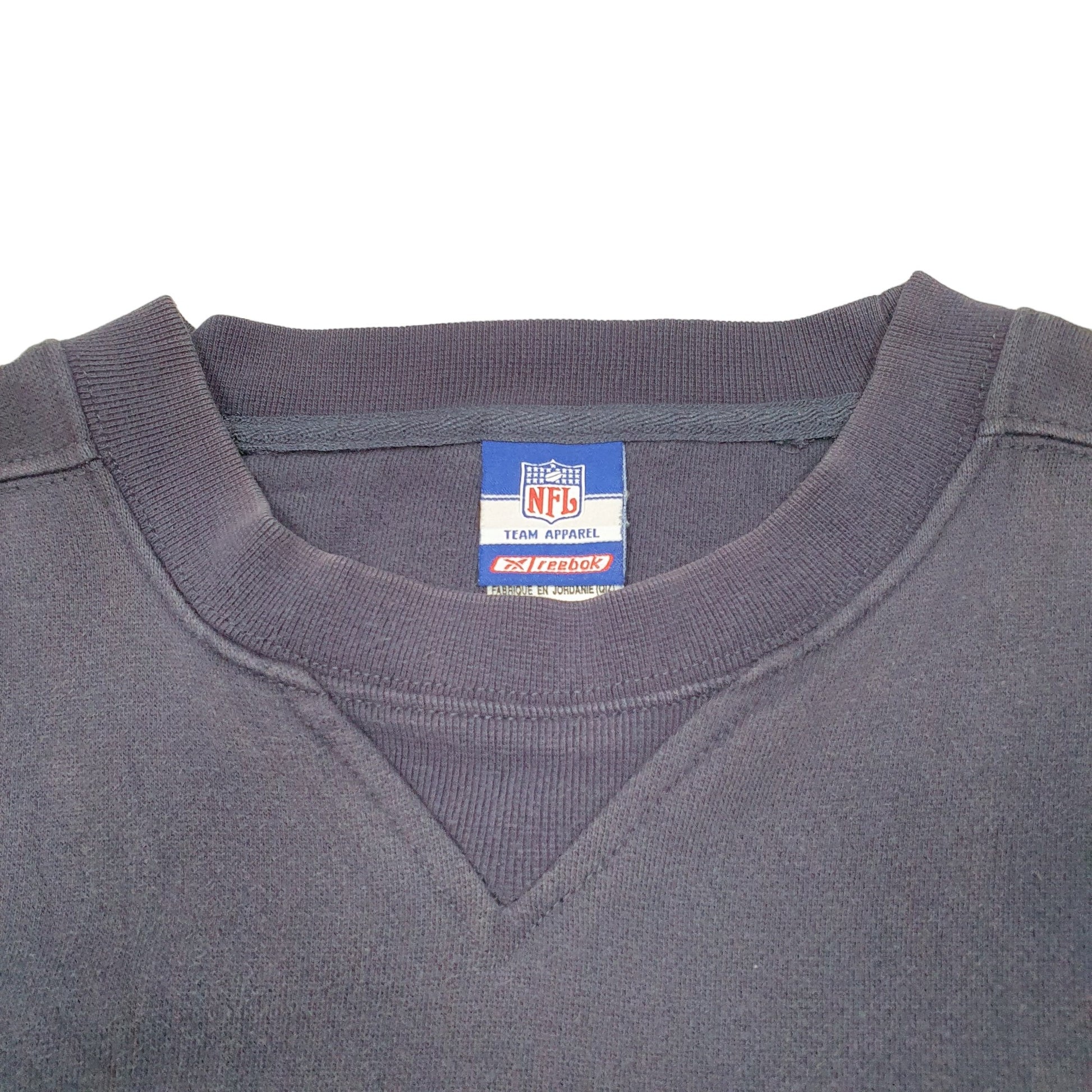 Mens Navy Reebok Seattle Seahawks Football NFL Crewneck Jumper