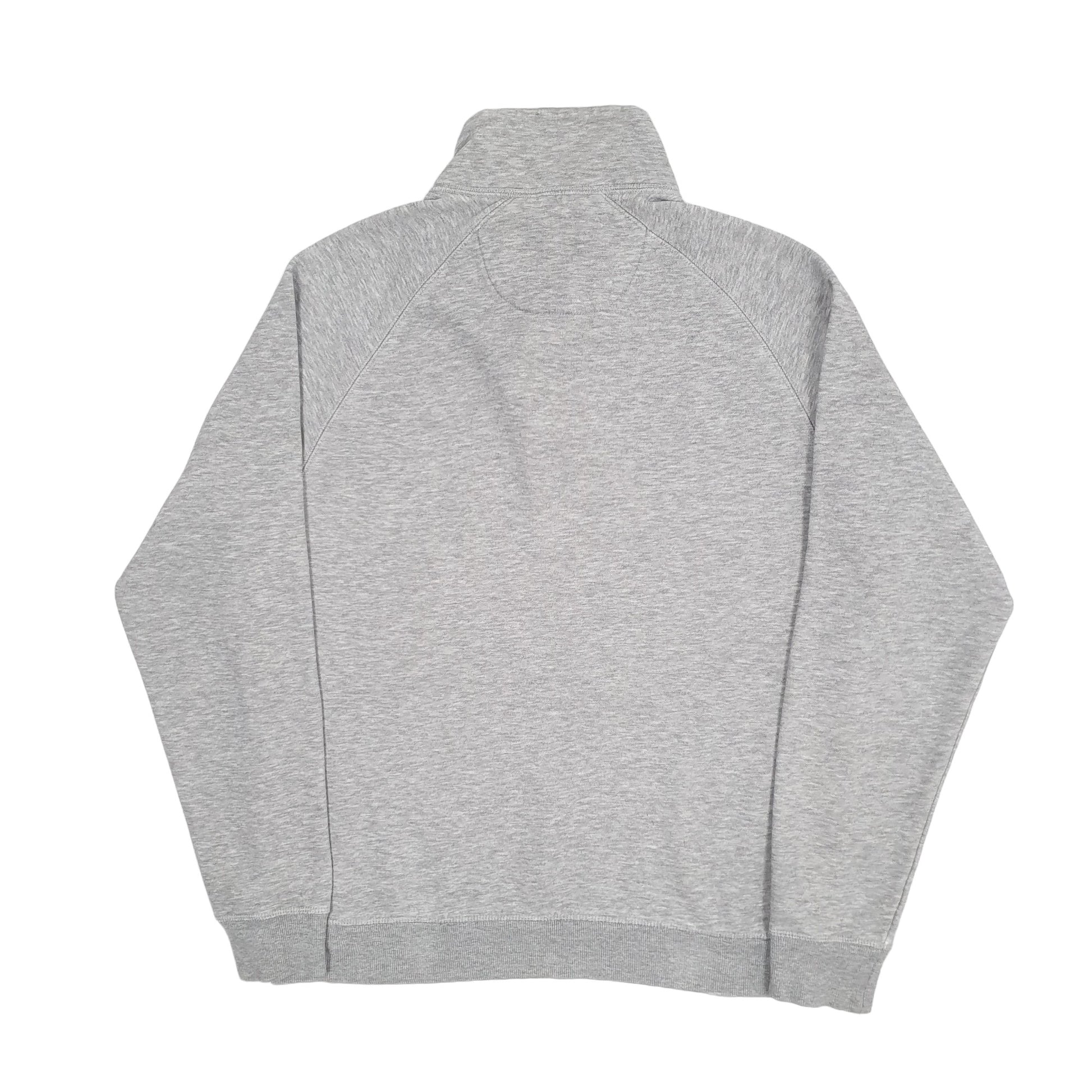 Mens Grey Farah  Quarter Zip Jumper