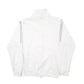 Mens White Adidas  Full Zip Jumper
