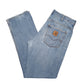 Mens Blue Carhartt  Casual JeansW34 L34